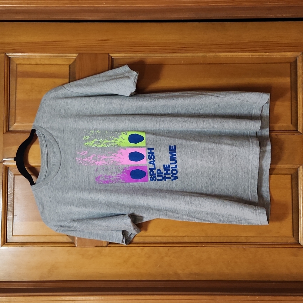 Creative Goods Men's Blue Man Group T-Shirt Size Large, Gray/Blue, GUC